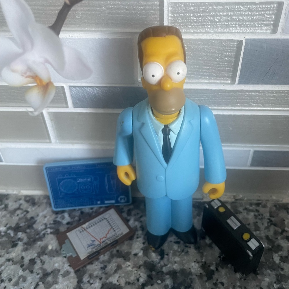 The Simpsons - Homer Simpson Set- 1997 Fox Vintage PVC Figure Rare. Disney
